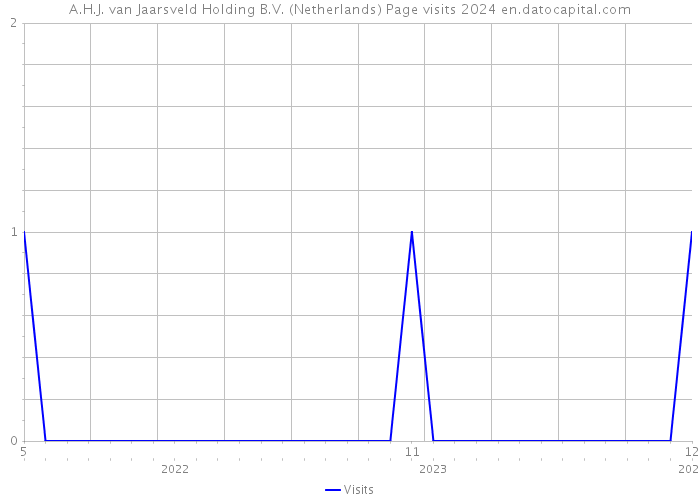 A.H.J. van Jaarsveld Holding B.V. (Netherlands) Page visits 2024 