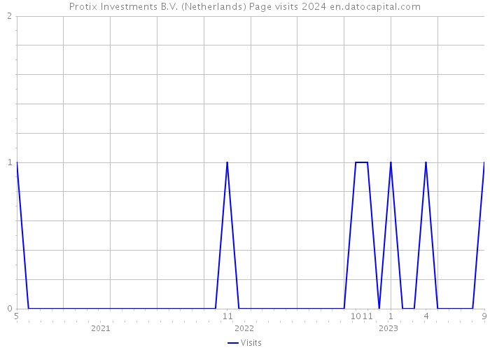 Protix Investments B.V. (Netherlands) Page visits 2024 