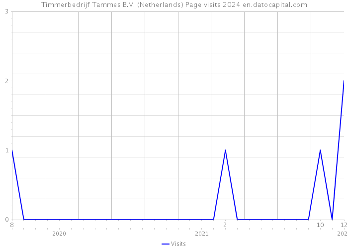 Timmerbedrijf Tammes B.V. (Netherlands) Page visits 2024 