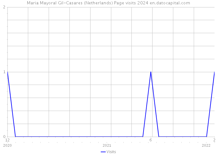 Maria Mayoral Gil-Casares (Netherlands) Page visits 2024 