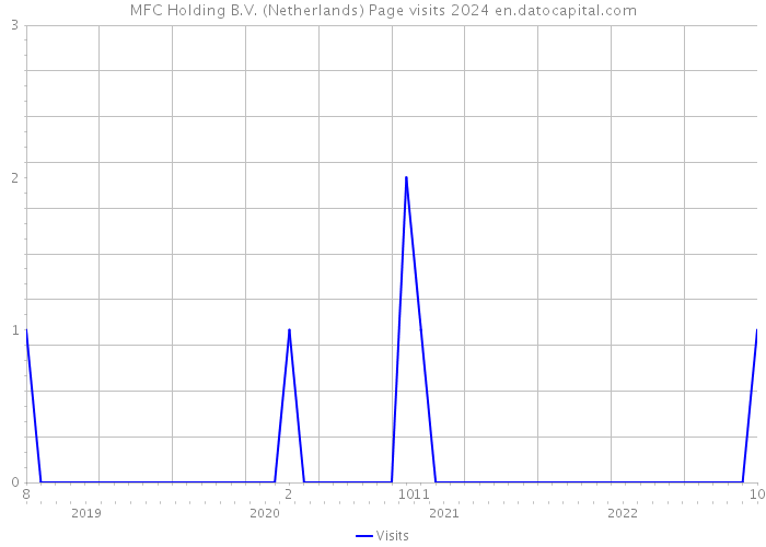 MFC Holding B.V. (Netherlands) Page visits 2024 