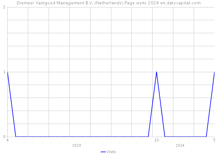 Diemeer Vastgoed Management B.V. (Netherlands) Page visits 2024 