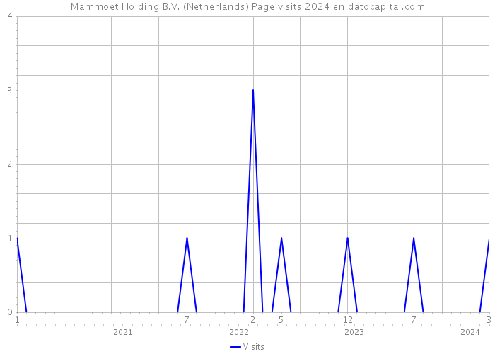 Mammoet Holding B.V. (Netherlands) Page visits 2024 