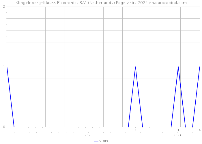 Klingelnberg-Klauss Electronics B.V. (Netherlands) Page visits 2024 