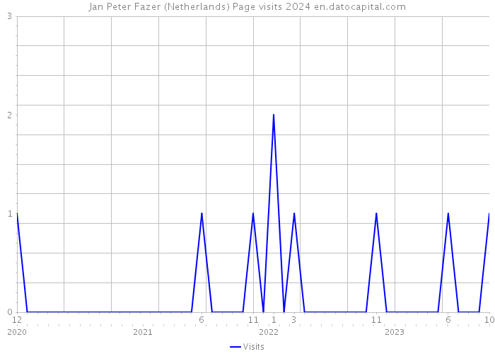 Jan Peter Fazer (Netherlands) Page visits 2024 