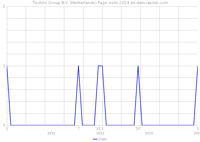 Techno Group B.V. (Netherlands) Page visits 2024 