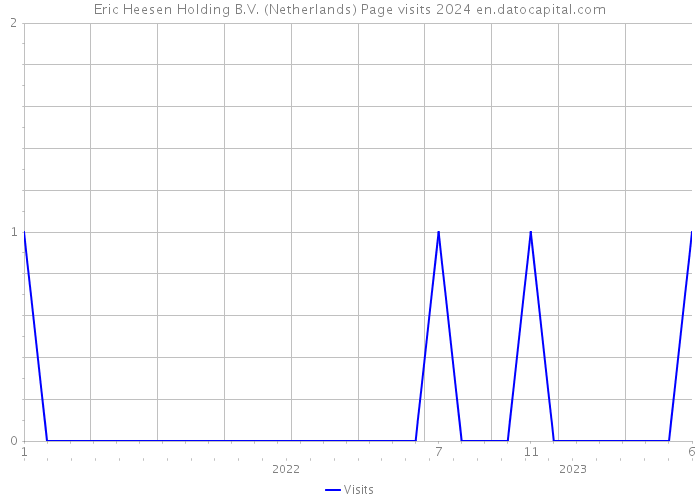 Eric Heesen Holding B.V. (Netherlands) Page visits 2024 