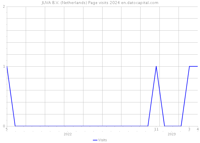 JUVA B.V. (Netherlands) Page visits 2024 