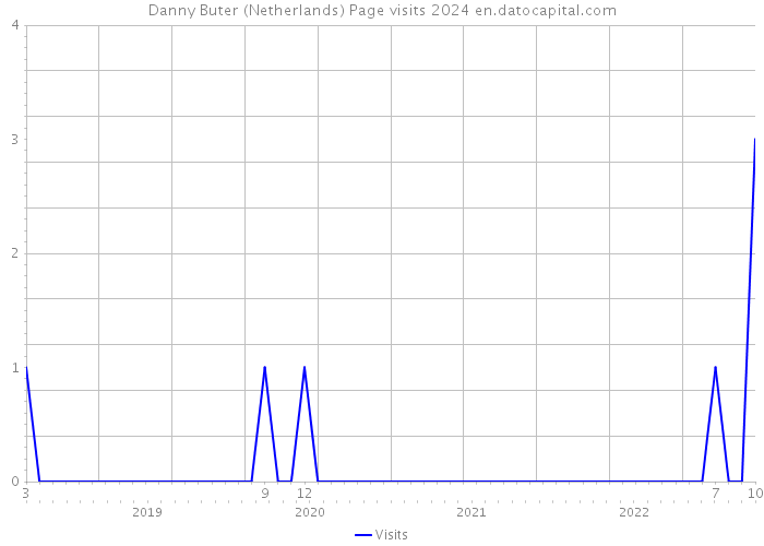 Danny Buter (Netherlands) Page visits 2024 