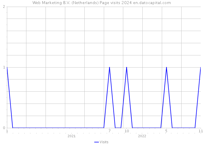 Web Marketing B.V. (Netherlands) Page visits 2024 