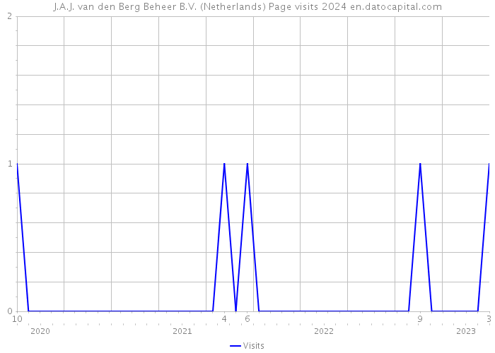 J.A.J. van den Berg Beheer B.V. (Netherlands) Page visits 2024 