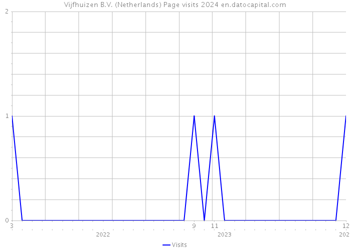 Vijfhuizen B.V. (Netherlands) Page visits 2024 