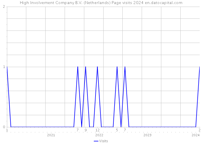 High Involvement Company B.V. (Netherlands) Page visits 2024 