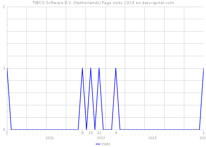 TIBCO Software B.V. (Netherlands) Page visits 2024 
