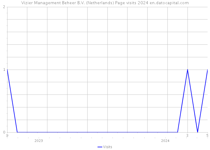 Vizier Management Beheer B.V. (Netherlands) Page visits 2024 