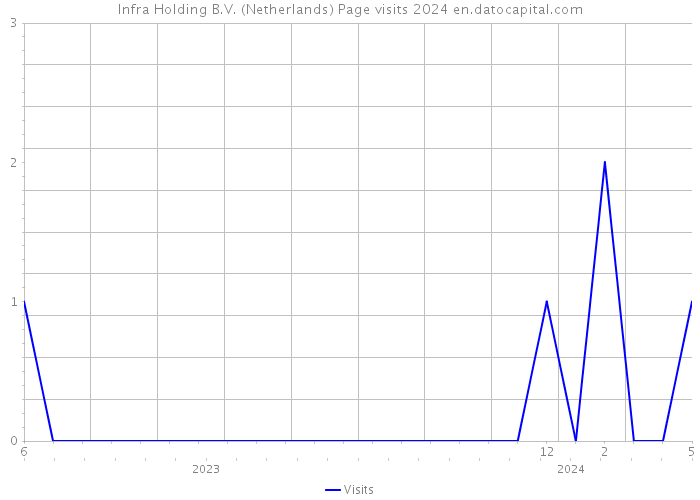 Infra Holding B.V. (Netherlands) Page visits 2024 