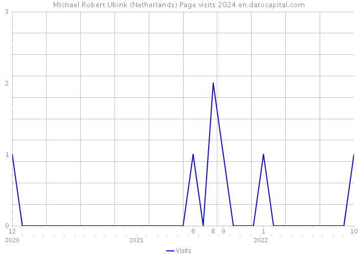 Michael Robert Ubink (Netherlands) Page visits 2024 