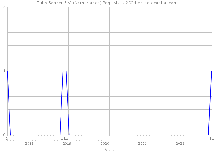 Tuijp Beheer B.V. (Netherlands) Page visits 2024 