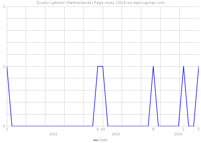 Zouhir Lahmer (Netherlands) Page visits 2024 