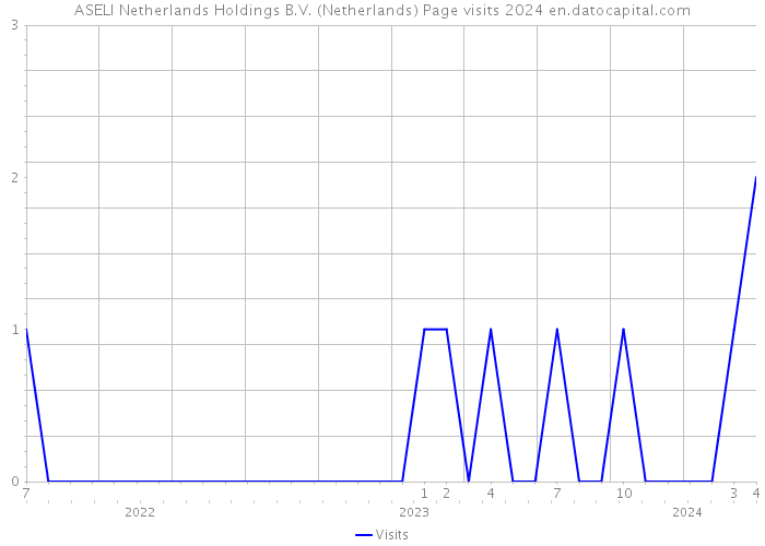 ASELI Netherlands Holdings B.V. (Netherlands) Page visits 2024 