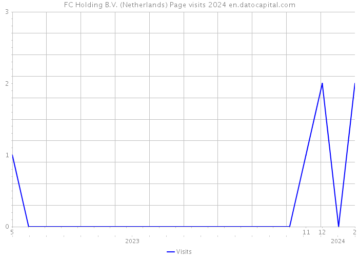 FC Holding B.V. (Netherlands) Page visits 2024 