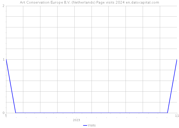 Art Conservation Europe B.V. (Netherlands) Page visits 2024 
