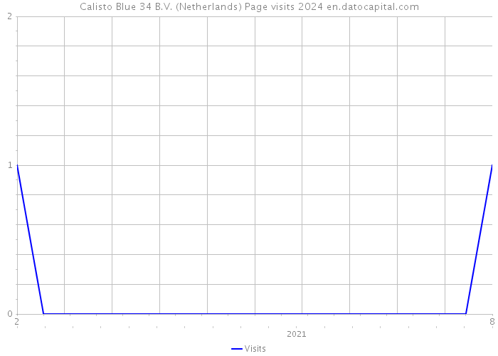 Calisto Blue 34 B.V. (Netherlands) Page visits 2024 