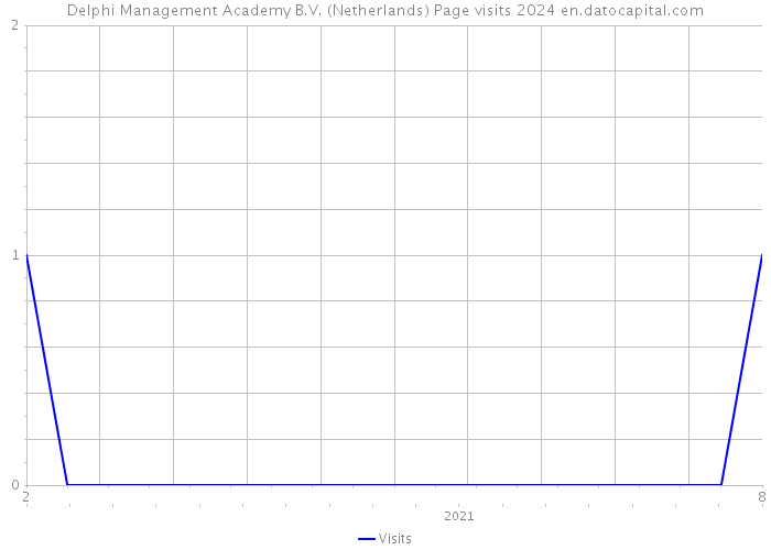Delphi Management Academy B.V. (Netherlands) Page visits 2024 