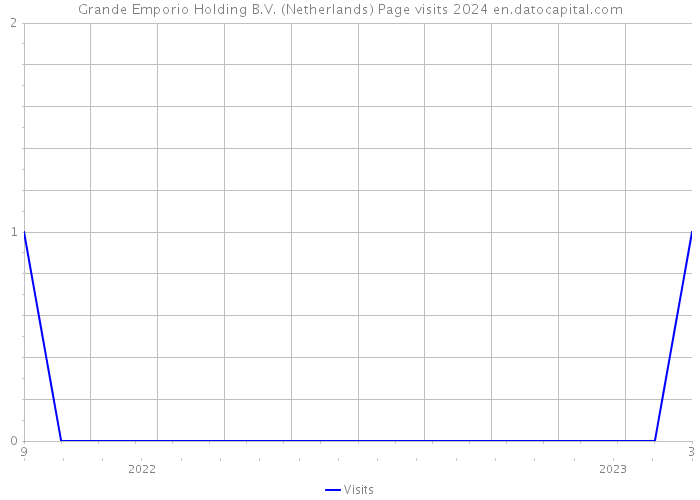 Grande Emporio Holding B.V. (Netherlands) Page visits 2024 