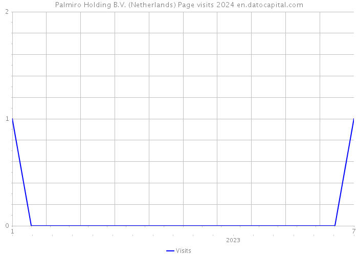 Palmiro Holding B.V. (Netherlands) Page visits 2024 