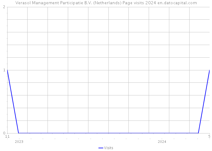Verasol Management Participatie B.V. (Netherlands) Page visits 2024 