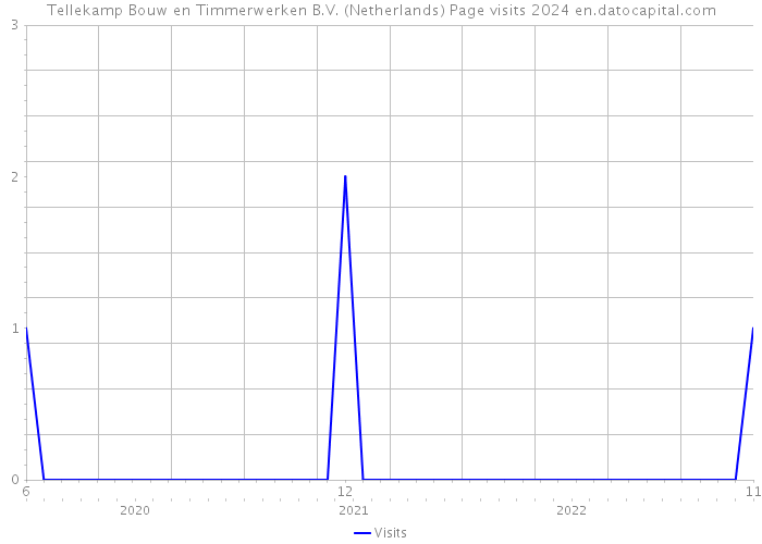 Tellekamp Bouw en Timmerwerken B.V. (Netherlands) Page visits 2024 