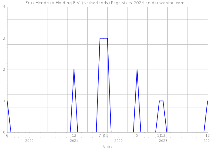 Frits Hendrikx Holding B.V. (Netherlands) Page visits 2024 