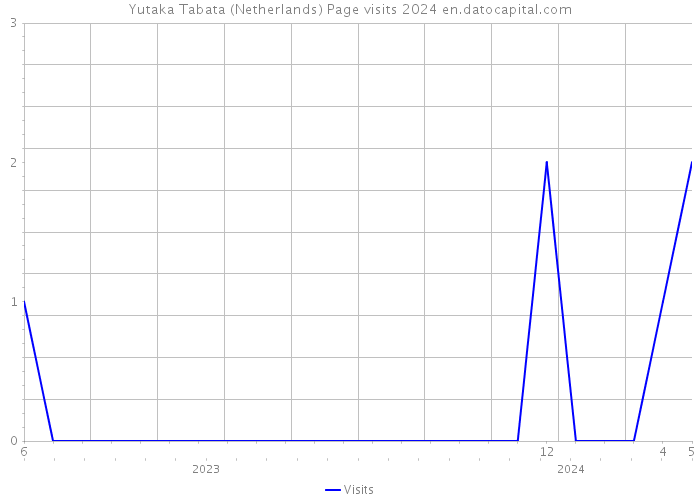 Yutaka Tabata (Netherlands) Page visits 2024 