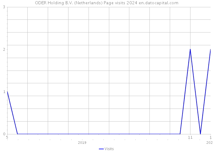 ODER Holding B.V. (Netherlands) Page visits 2024 