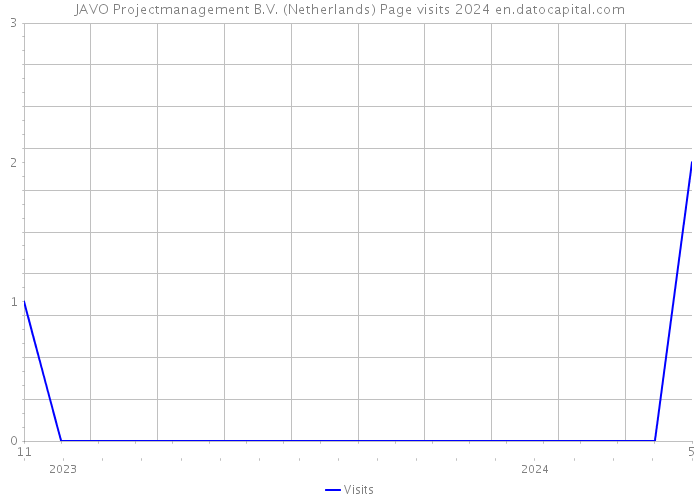 JAVO Projectmanagement B.V. (Netherlands) Page visits 2024 