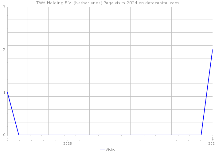 TWA Holding B.V. (Netherlands) Page visits 2024 