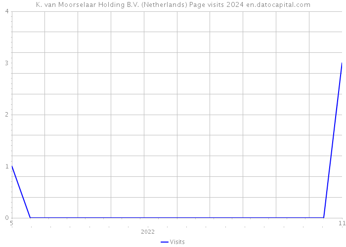 K. van Moorselaar Holding B.V. (Netherlands) Page visits 2024 