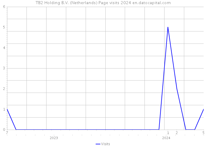TB2 Holding B.V. (Netherlands) Page visits 2024 