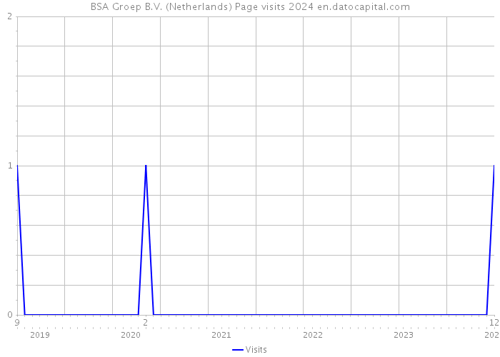 BSA Groep B.V. (Netherlands) Page visits 2024 