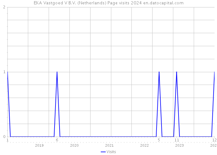 EKA Vastgoed V B.V. (Netherlands) Page visits 2024 