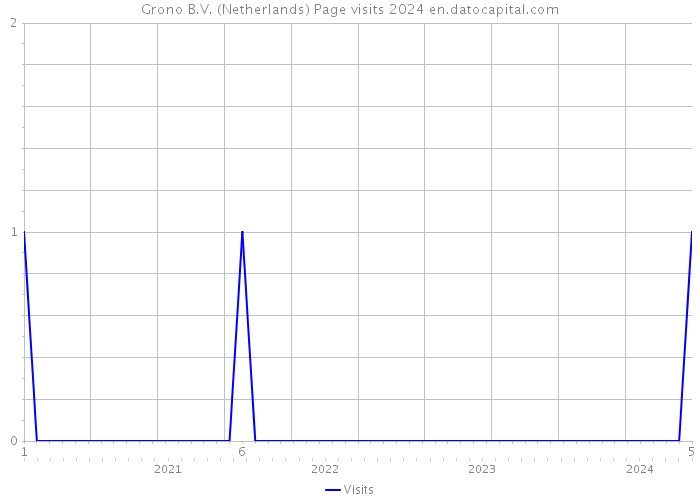 Grono B.V. (Netherlands) Page visits 2024 