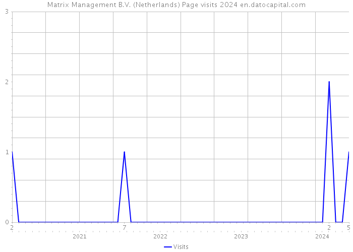 Matrix Management B.V. (Netherlands) Page visits 2024 