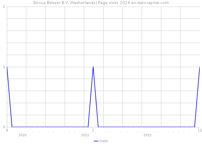 Strous Beheer B.V. (Netherlands) Page visits 2024 