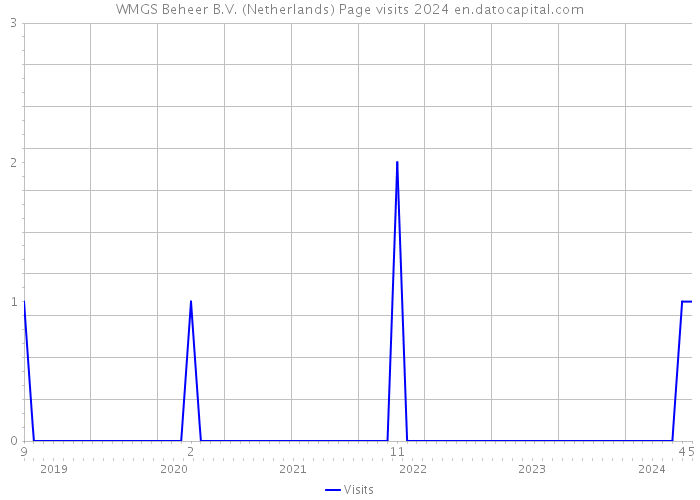 WMGS Beheer B.V. (Netherlands) Page visits 2024 
