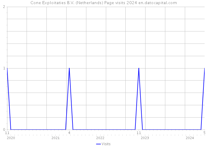 Cone Exploitaties B.V. (Netherlands) Page visits 2024 
