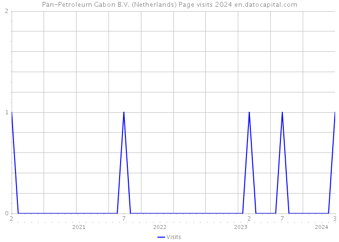 Pan-Petroleum Gabon B.V. (Netherlands) Page visits 2024 