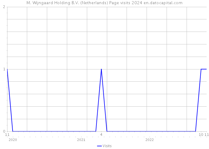 M. Wijngaard Holding B.V. (Netherlands) Page visits 2024 