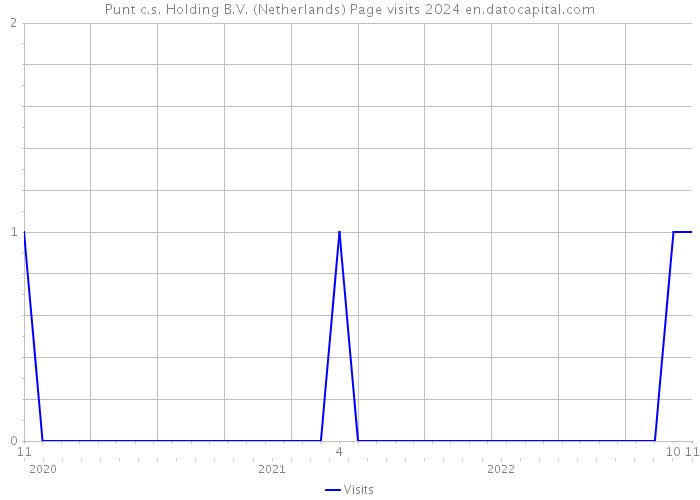 Punt c.s. Holding B.V. (Netherlands) Page visits 2024 