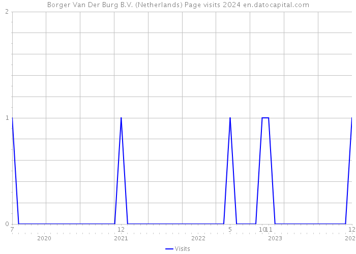Borger Van Der Burg B.V. (Netherlands) Page visits 2024 